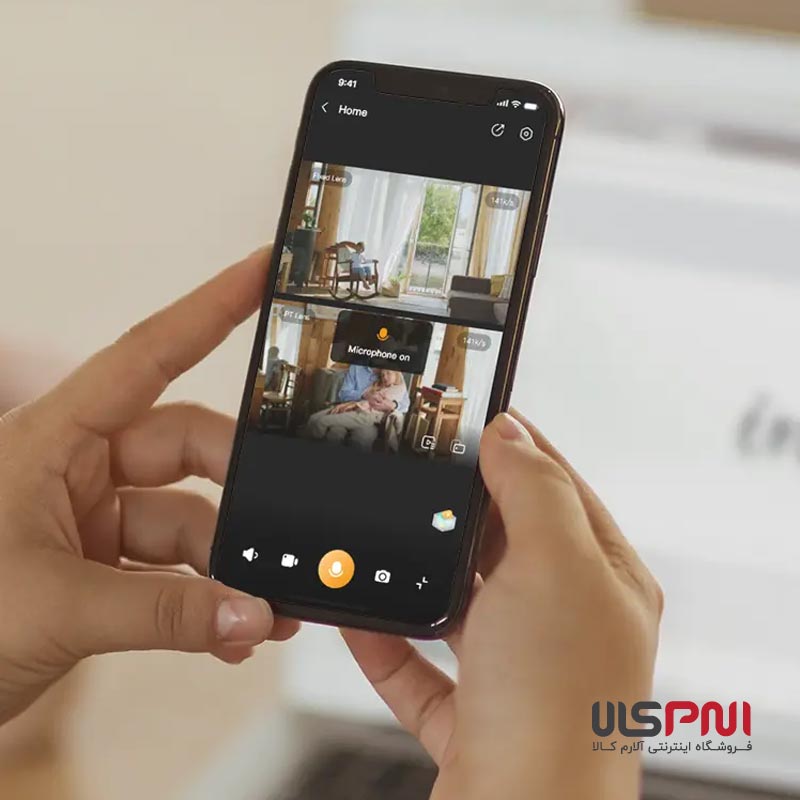 دوربین مداربسته وایفای IMOU Ranger Dual با لنز دوگانه و دید در شب رنگی 5 کنترل دوربین وایفای IMOU Ranger Dual از راه دور با اپلیکیشن موبایل