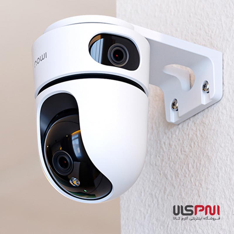 دوربین مداربسته وایفای IMOU Ranger Dual با لنز دوگانه و دید در شب رنگی 4 نصب دیواری دوربین امنیتی IMOU Ranger Dual با چرخش ۳۶۰ درجه